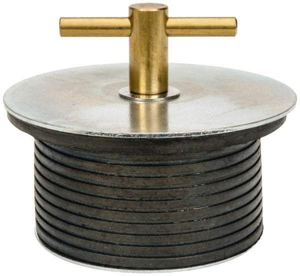 Value Collection - 3-3/4" OD, Turn Tite Pressure Test Plug - 2" Long - USA Tool & Supply