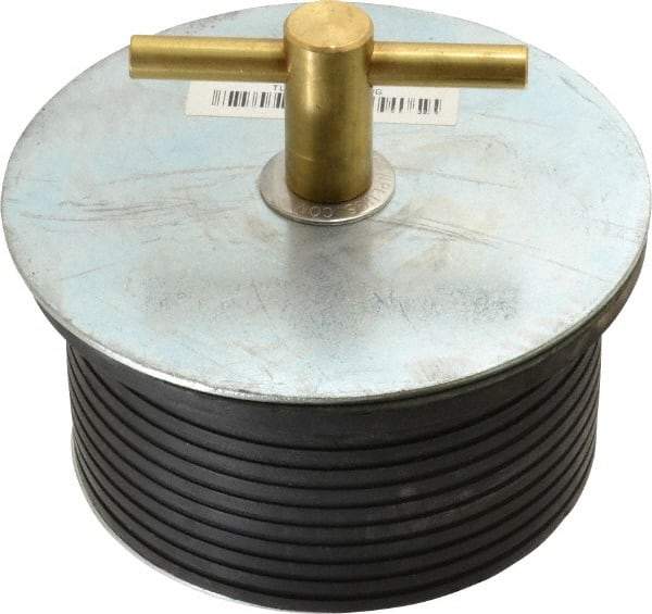 Value Collection - 4" OD, Turn Tite Pressure Test Plug - 2" Long - USA Tool & Supply