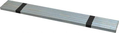 Made in USA - 12" Long x 5/16" High x 5/16" Wide, Zinc-Plated Oversized Key Stock - C1018 Steel - USA Tool & Supply