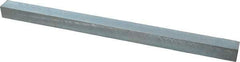 Made in USA - 12" Long x 11/16" High x 11/16" Wide, Zinc-Plated Oversized Key Stock - C1018 Steel - USA Tool & Supply