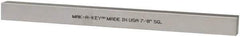 Made in USA - 12" Long x 7/8" High x 7/8" Wide, Zinc-Plated Oversized Key Stock - C1018 Steel - USA Tool & Supply