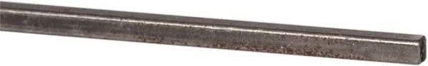 Made in USA - 12" Long x 1/16" High x 1/16" Wide, Over/Undersized Key Stock - 1090/1095 Steel - USA Tool & Supply