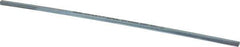 Made in USA - 12" Long, Zinc-Plated Step Key Stock for Gears - C1018 Steel - USA Tool & Supply