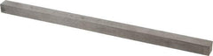 Made in USA - 12" Long x 9/16" High x 9/16" Wide, Undersized Key Stock - 18-8 Stainless Steel - USA Tool & Supply