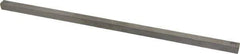 Made in USA - 12" Long x 3/8" High x 3/8" Wide, Undersized Key Stock - Type 316 Stainless Steel - USA Tool & Supply