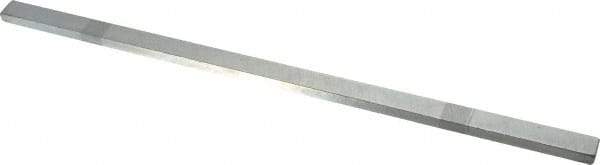 Made in USA - 12" Long, Zinc-Plated Oversized Key Stock - C1045 Steel - USA Tool & Supply