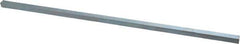 Made in USA - 12" Long, Zinc-Plated Oversized Key Stock - C1045 Steel - USA Tool & Supply