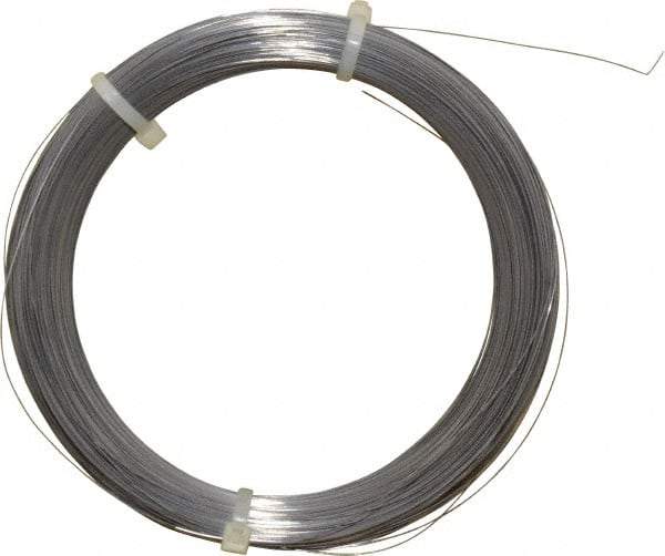 Value Collection - 0 Gage, 0.009 Inch Diameter x 1,157 Ft. Long, High Carbon Steel, Tempered Music Wire Coil - ASTM A228, 1/4 Lb. Shipping Weight - USA Tool & Supply