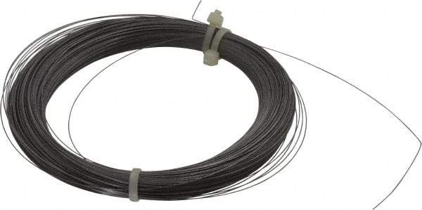 Value Collection - 3 Gage, 0.012 Inch Diameter x 651 Ft. Long, High Carbon Steel, Tempered Music Wire Coil - ASTM A228, 1/4 Lb. Shipping Weight - USA Tool & Supply