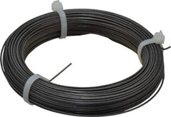 Value Collection - 23 Gage, 0.051 Inch Diameter x 144 Ft. Long, High Carbon Steel, Tempered Music Wire Coil - ASTM A228, 1 Lb. Shipping Weight - USA Tool & Supply