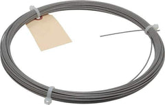 Value Collection - 26 Gage, 1/16 Inch Diameter x 95 Ft. Long, 302/304 Music Wire Coil - ASTM A580, 1 Lb. Shipping Weight - USA Tool & Supply