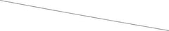 Value Collection - 20 Gage, 0.045 Inch Diameter x 1 Ft. Long, High Carbon Steel, Cut and Straightened Music Wire - ASTM A228 - USA Tool & Supply