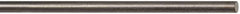 Value Collection - 21 Gage, 0.047 Inch Diameter x 1 Ft. Long, 302/304 Cut and Straightened Music Wire - ASTM A580 - USA Tool & Supply