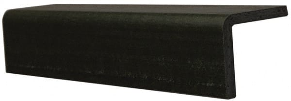 Made in USA - 3 Inch Leg Long x 1/4 Inch Thick x 5 Ft. Long, Standard Plastic Angle - USA Tool & Supply