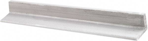 Value Collection - 1/4 Inch Thick x 1-1/4 Inch Wide, Aluminum Solid Angle - 48 Inch Long, Alloy 6061 - USA Tool & Supply