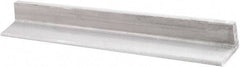 Value Collection - 1/4 Inch Thick x 1 Inch Wide, Aluminum Solid Angle - 48 Inch Long, Alloy 6061 - USA Tool & Supply