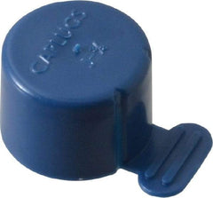 Caplugs - 3/8 NPT ID, Tear-Tab Cap - Polyethylene, Blue - USA Tool & Supply
