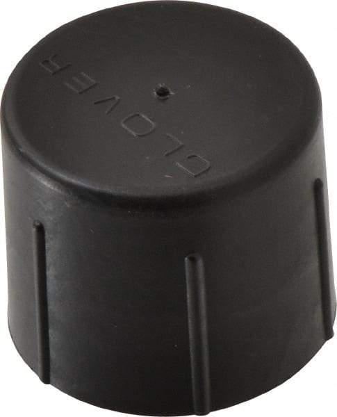 Caplugs - 3/4 NPT ID, Quick-Lock Cap - Polyethylene, Black - USA Tool & Supply