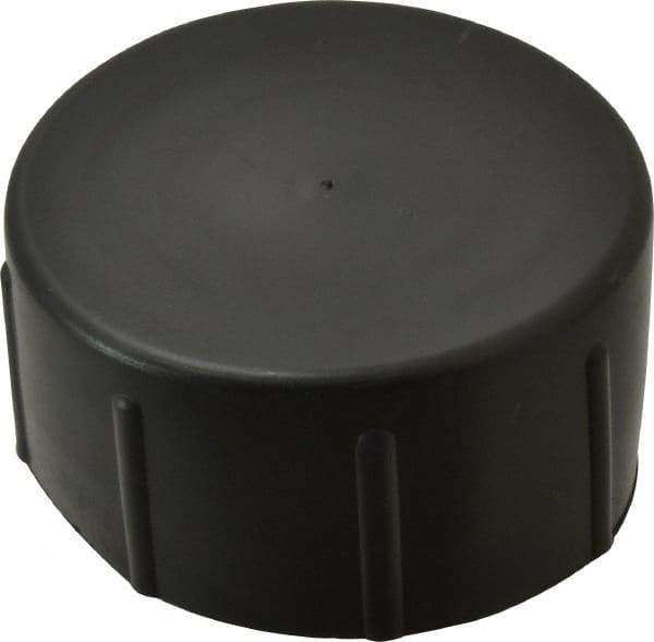 Caplugs - 2 NPT ID, Quick-Lock Cap - Polyethylene, Black - USA Tool & Supply