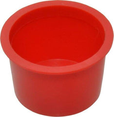 Caplugs - Press Fit Plug - 3/4 NPT" OD, Polyethylene, Red - USA Tool & Supply