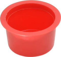 Caplugs - Press Fit Plug - 1 NPT" OD, Polyethylene, Red - USA Tool & Supply