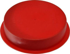 Caplugs - Press Fit Plug - 2 NPT" OD, Polyethylene, Red - USA Tool & Supply