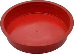 Caplugs - 4 NPT ID, Press Fit Cap - Polyethylene, Red - USA Tool & Supply