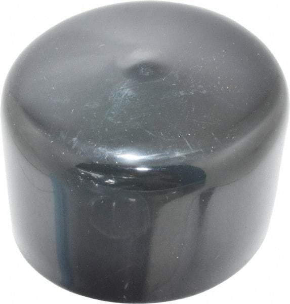Caplugs - 1-3/4" ID, Stretchable Cap - 1" Long, Vinyl, Black - USA Tool & Supply