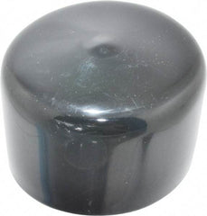 Caplugs - 1-3/4" ID, Stretchable Cap - 1" Long, Vinyl, Black - USA Tool & Supply
