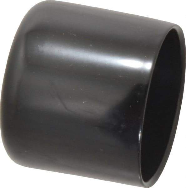 Caplugs - 1-3/4" ID, Stretchable Cap - 1-1/2" Long, Vinyl, Black - USA Tool & Supply