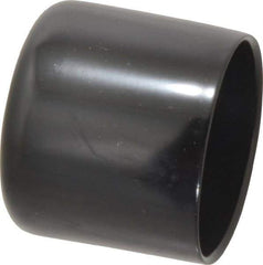 Caplugs - 1-3/4" ID, Stretchable Cap - 1-1/2" Long, Vinyl, Black - USA Tool & Supply
