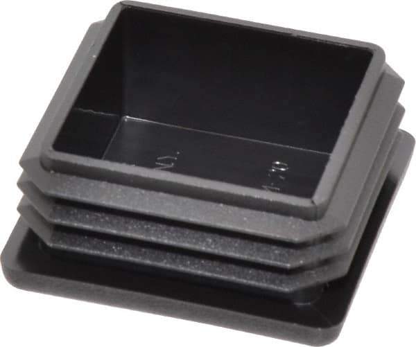 Caplugs - Square Head Plug - 1-1/2" OD, Polyethylene, Black - USA Tool & Supply