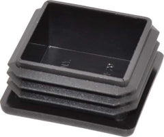 Caplugs - Square Head Plug - 1-1/2" OD, Polyethylene, Black - USA Tool & Supply