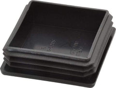 Caplugs - Square Head Plug - 2" OD, Polyethylene, Black - USA Tool & Supply