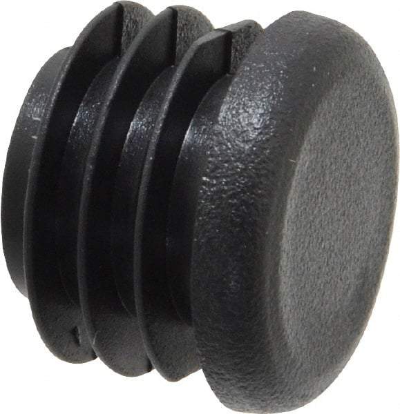 Caplugs - Round Head Plug - 3/4" OD, Polyethylene, Black - USA Tool & Supply