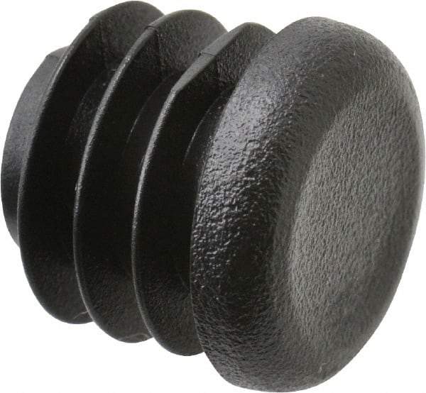 Caplugs - Round Head Plug - 5/8" OD, Polyethylene, Black - USA Tool & Supply