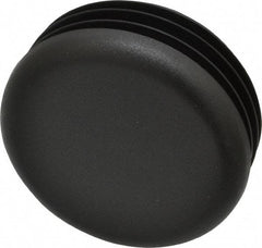 Caplugs - Round Head Plug - 2" OD, Polyethylene, Black - USA Tool & Supply