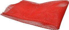 Caplugs - 3 Ft Long, 9" Diam, Nonelastic Mesh Sleeve - Red - USA Tool & Supply