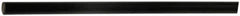 Made in USA - 3' Long, 7/8" Diam, Polyurethane Plastic Rod - 80A Hardness, Black - USA Tool & Supply