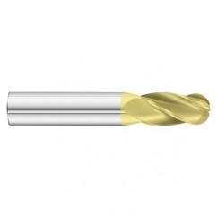 7/8 x 1-1/2 x 4 4 Flute Ball Nose  End Mill- Series 3200SD - USA Tool & Supply