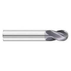 1" x 1 x 4 4 Flute Ball Nose  End Mill- Series 3200STB - USA Tool & Supply