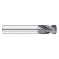 3/4 Dia. x 4 Overall Length 4-Flute .015 C/R Solid Carbide SE End Mill-Round Shank-Center Cut-TiAlN - USA Tool & Supply