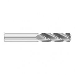 5/16 Dia. x 3 Overall Length 4-Flute .015 C/R Solid Carbide SE End Mill-Round Shank-Center Cut-Uncoated - USA Tool & Supply