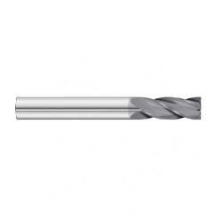 4mm Dia. x 64mm Overall Length 4-Flute Square End Solid Carbide SE End Mill-Round Shank-Center Cut-TiAlN - USA Tool & Supply