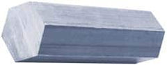 Made in USA - 4' x 1/2" Natural (Color) Nylon 6/6 Hexagonal Bar - USA Tool & Supply