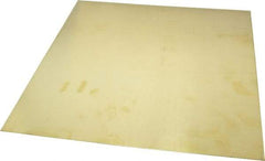 Value Collection - 0.04 Inch Thick x 12 Inch Wide x 12 Inch Long, Brass Sheet - Alloy 260 - USA Tool & Supply