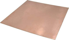 Value Collection - 0.043 Inch Thick x 12 Inch Square, Copper Sheet - Alloy 110 - USA Tool & Supply