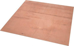 Value Collection - 0.05 Inch Thick x 12 Inch Square, Copper Sheet - Alloy 110 - USA Tool & Supply