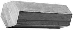 Value Collection - 9/16 Inch Width Across Flats x 72 Inch Long, Brass Hexagon Bar - Alloy 360 - USA Tool & Supply
