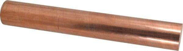 Value Collection - 1-3/4 Inch Diameter x 12 Inch Long, Copper Round Rod - Alloy 110 Copper - USA Tool & Supply